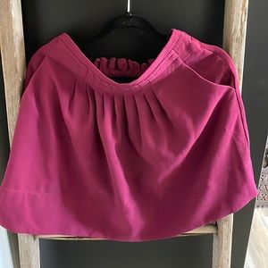 Maroon skirt